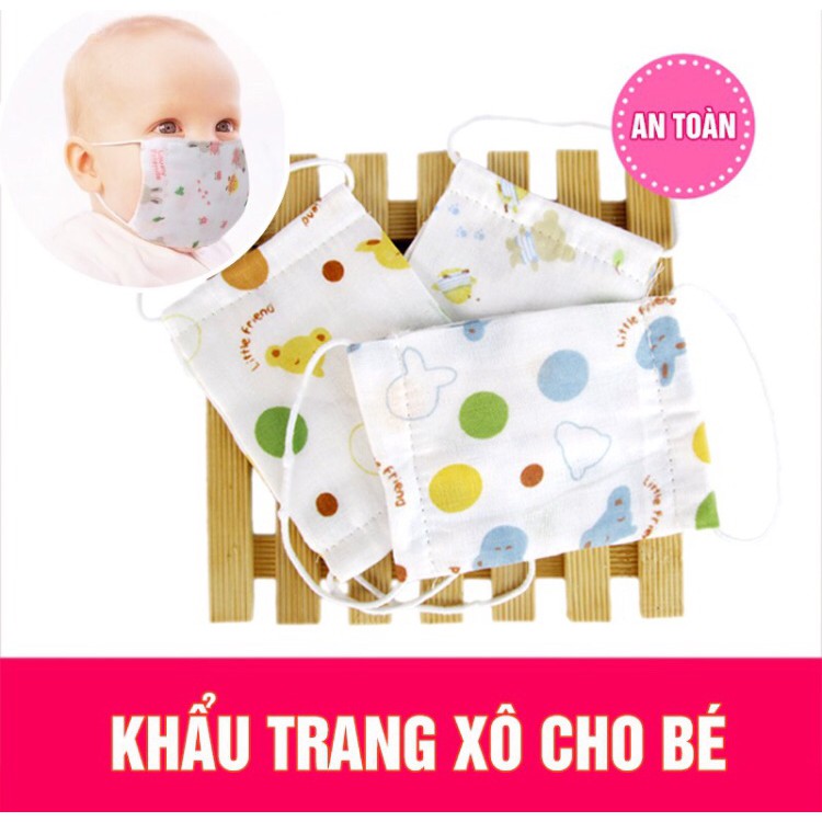 COMBO 2C KHẨU TRANG XÔ CHO BÉ