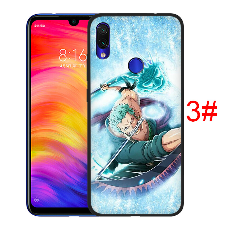 B167 One Piece Roronoa Zoro Redmi Note 9 9S 8T 8 7 6 5 Pro 5A Prime 4X Poco X2 Soft Phone Case