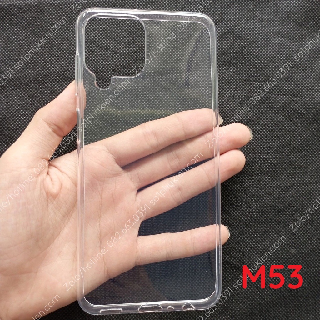 Ốp lưng Samsung M33 5G/ M53 5G dẻo trong bảo vệ cam bền đẹp