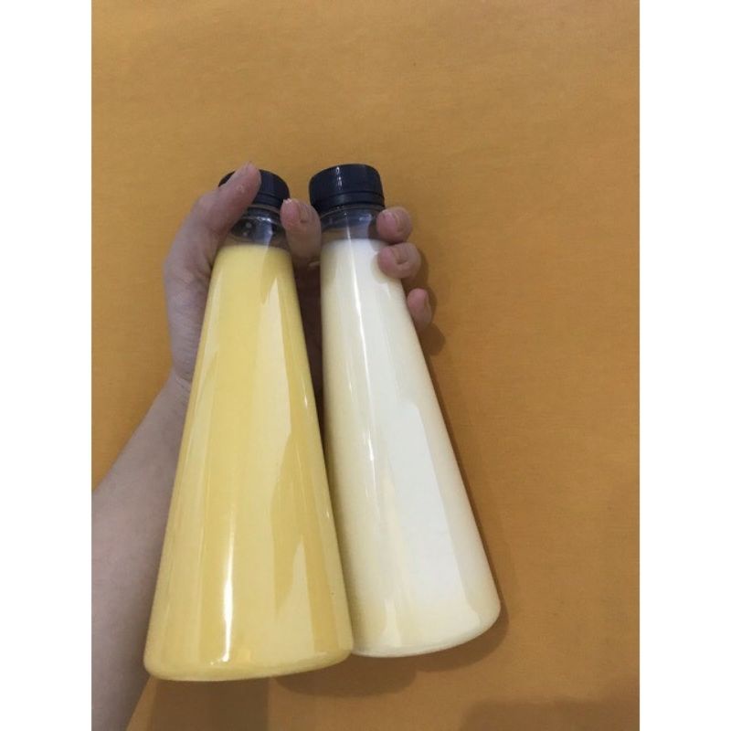 ( Giá Sỉ) Chai Nhựa Tam Giác Đựng Trà Sữa 330ml - Chai Hình Tháp