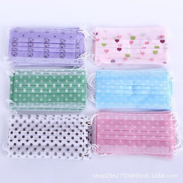 Gói 10 khẩu trang y tế in họa tiết | BigBuy360 - bigbuy360.vn