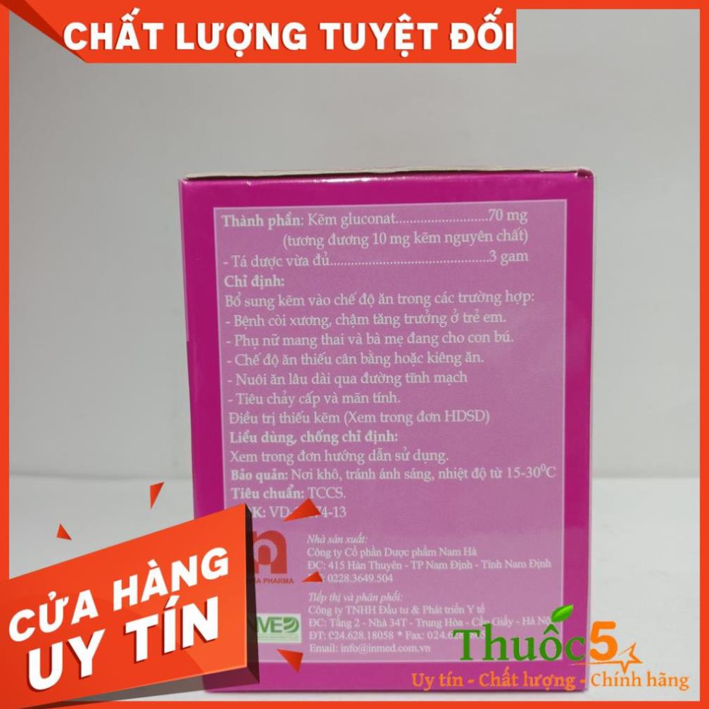 Kẽm cho bé Zinc-Kid Inmed cốm bổ sung kẽm cho trẻ, hộp 25 gói x 3g