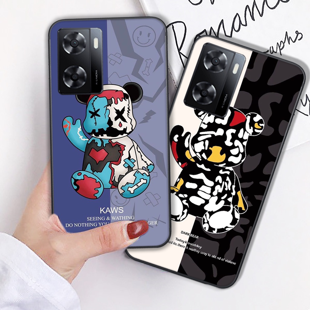 ỐP lưng Oppo A57 4G - Oppo A57 2022 bearbrick KAWS cực đẹp giá rẻ cute siêu đẹp