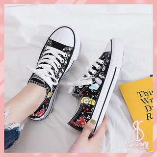 Giày Thể Thao Canvas Bisa COD BTS BT21 - KP204