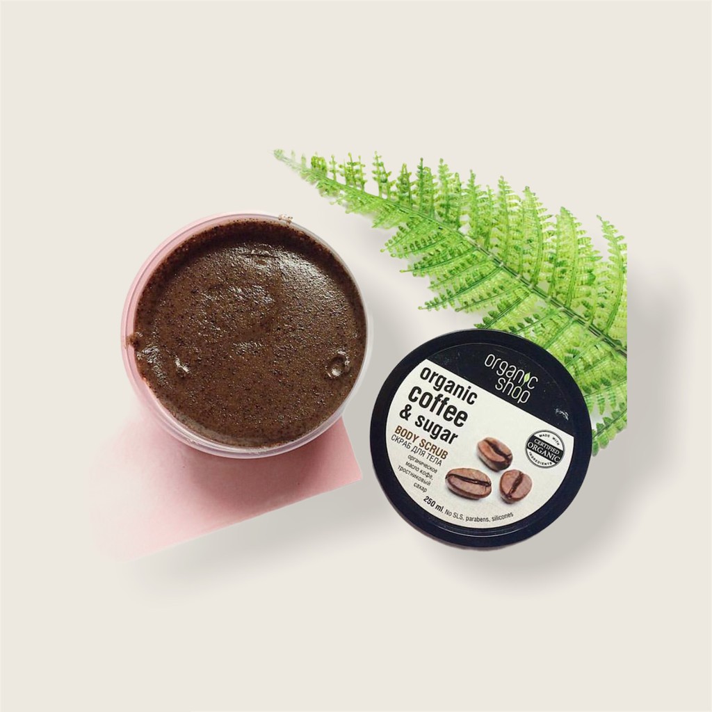 Tẩy Da Chết Toàn Thân Organic Coffee & Sugar Body Scrub 250ML | Hàng Chính Hãng CS33