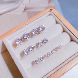 Bông tai nụ đá đủ size siêu xinh-Nụ đá bạc ta Basic
