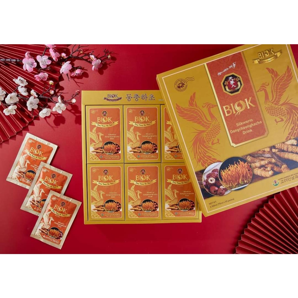 Nước Đông Trùng Hạ Thảo BIOK (30Gói x 70ml)