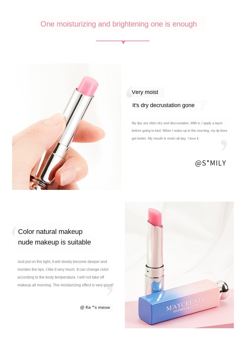 3 Color Change Hydrating Lipsticks Moisturizing lip balm | BigBuy360 - bigbuy360.vn