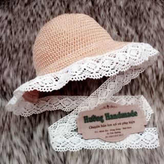 Mũ tiểu thư cho bé size 6 tháng-10 tuổi