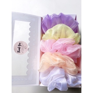 CỘT TÓC VẢI- SCRUNCHIES VOAN CÁT KIẾNG