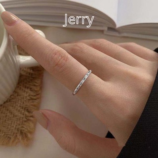Nhẫn nữ basic khắc họa tiết đơn giản Jerry Accessories N04