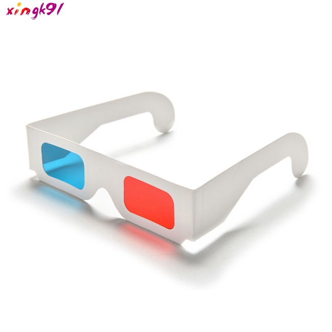 Set 10 mắt kính 3D Anaglyph đỏ xanh dương dành cho xem phim