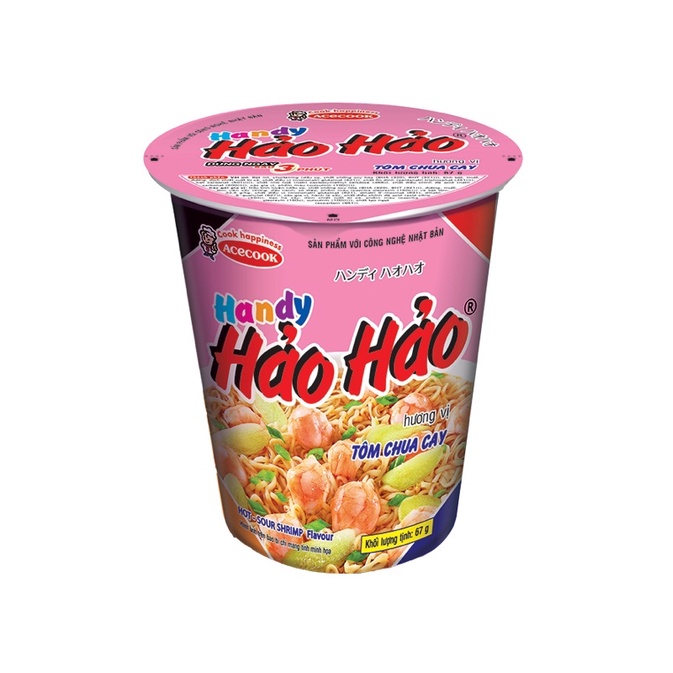 MÌ HANDY HẢO HẢO TÔM CHUA CAY/ TOMYUM CỐC 67G