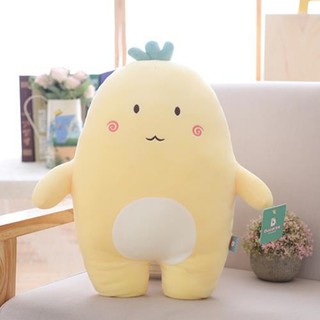 Gấu Bông 💓𝐆𝐈𝐀̉𝐌 𝐆𝐈𝐀́ - 𝐗𝐀̉ 𝐊𝐇𝐎💓 Gối Củ Cải Ovan 45 cm