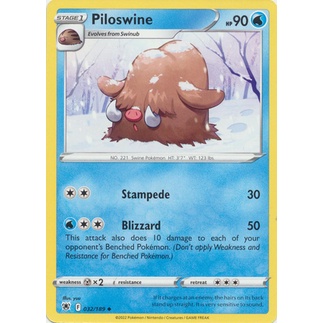 Thẻ Bài Pokemon Piloswine - 032/189 - Uncommon