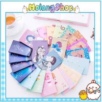 Giấy thấm dầu da mặt gói 50 tờ hàng nội địa trung Molangshop