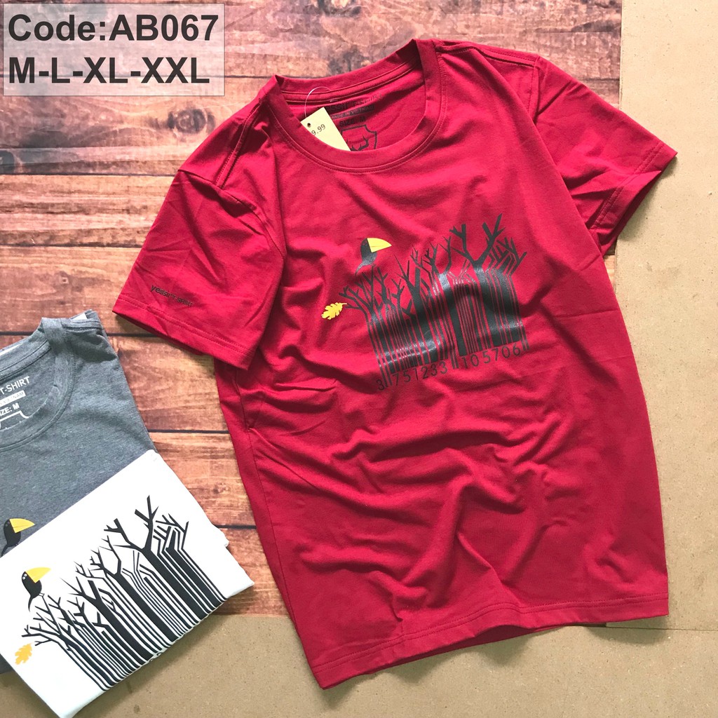 áo thun nào màu đỏ phối màu