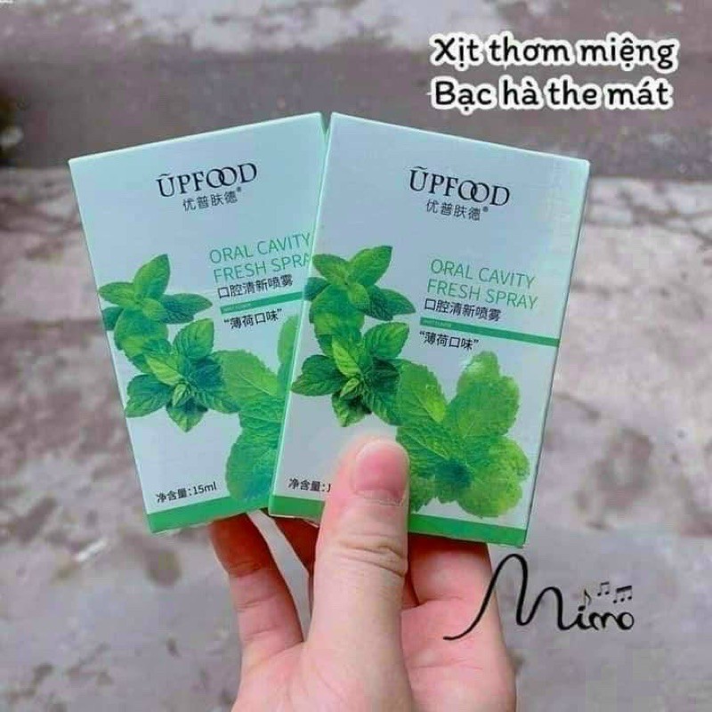XỊT THƠM MIỆNG HƯƠNG ĐÀO/BẠC HÀ