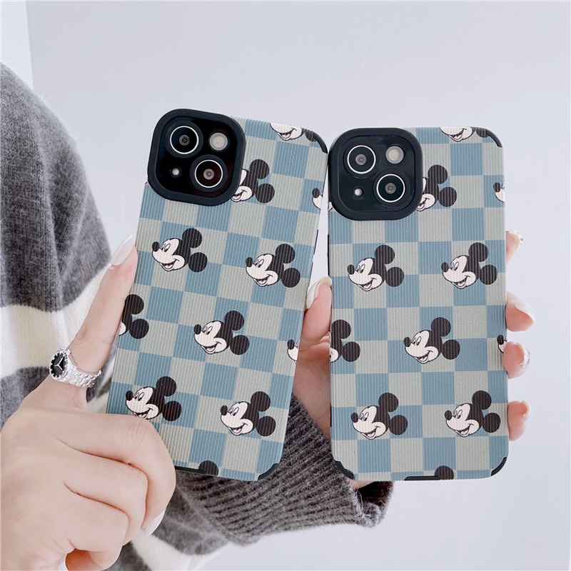 Ốp điện thoại TPU mềm họa tiết Mickey xinh xắn cao cấp cho IPhone 13 12 11 Pro Max XR 8 7 Plus