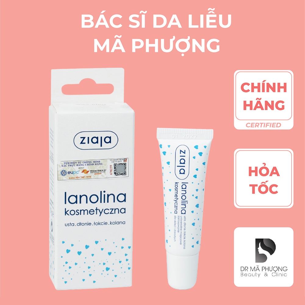 SON DƯỠNG MÔI LANOLIN ZIAJA