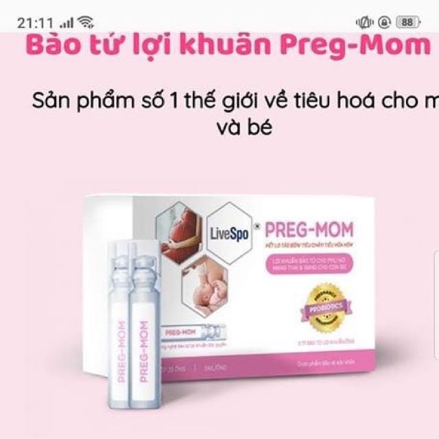 Bào tử lợi khuẩn PRED MOM