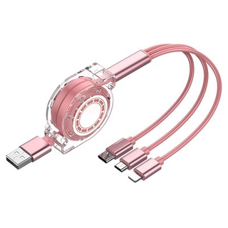 Cap sạc đa năng siêu bền, nhanh, 3in1