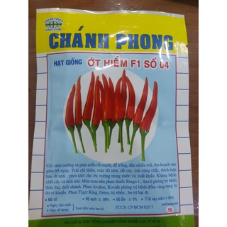 Hạt giống ớt hiểm f1 số 04 chánh phong
