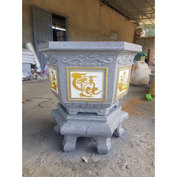 Khuôn chậu lục giác 60 Việt Nam  Cá Chép Tài Lộc