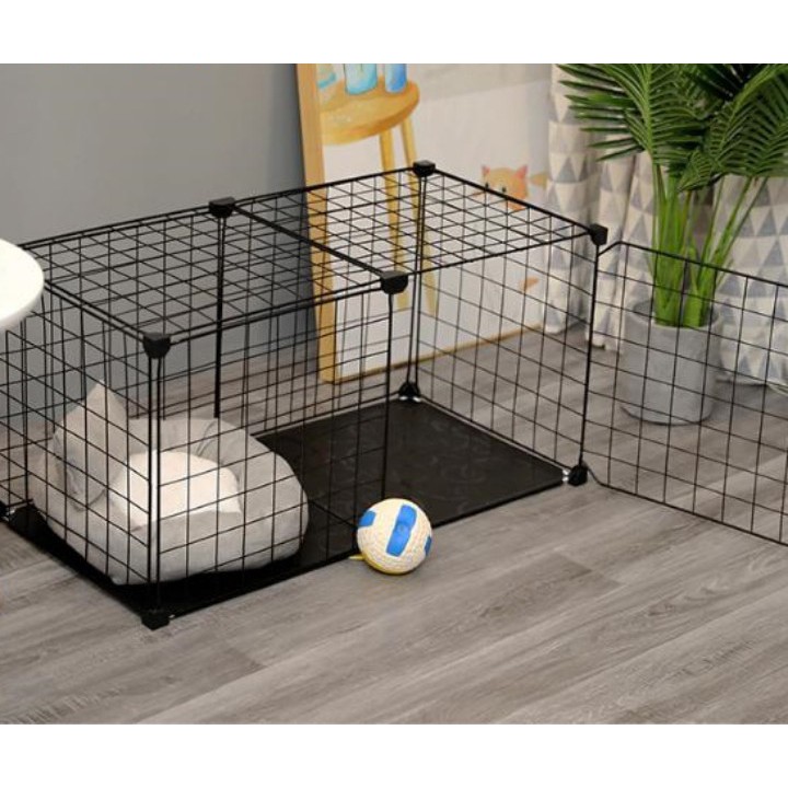 Combo 2 Ô Lưới Ghép Chuồng Quây Thú Cưng Hamster Chó Mèo ( tặng kèm chốt )