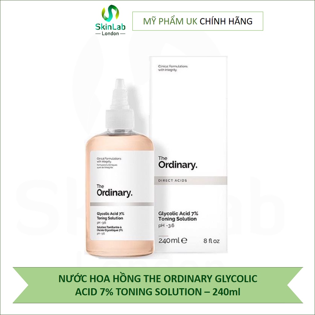 NƯỚC HOA HỒNG THE ORDINARY GLYCOLIC  ACID 7% TONING SOLUTION – 240ML (Bill Anh)