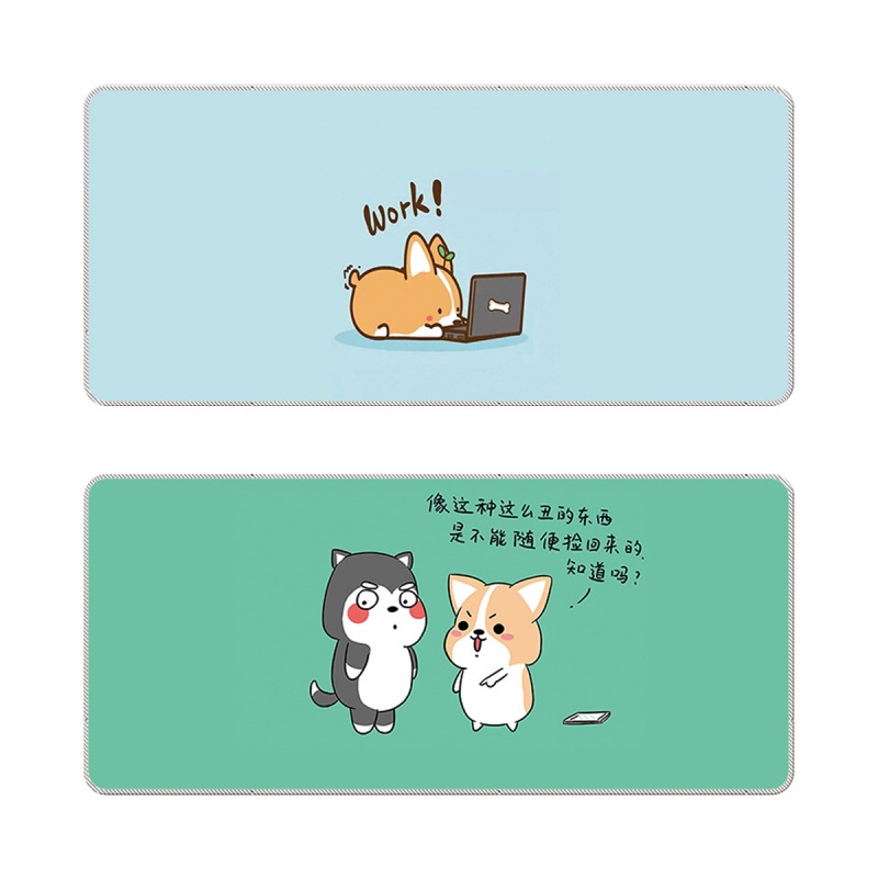 Tấm lót chuột và bàn phím Ankndo chống trượt để chơi game họa tiết hoạt hình dễ thương màu hồng