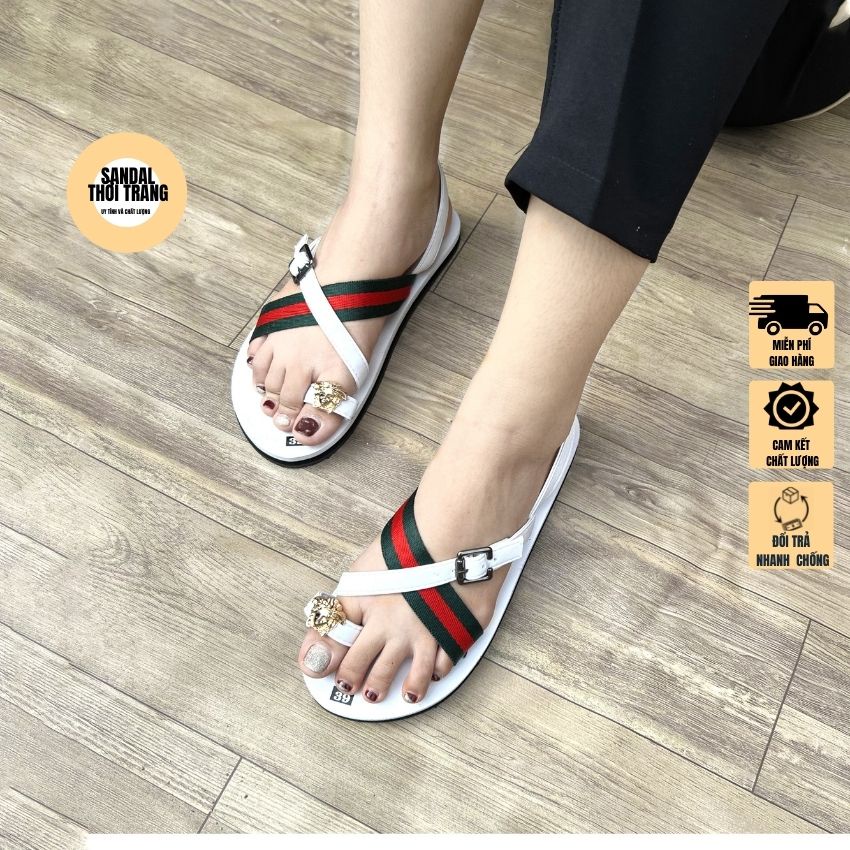 Dép xỏ ngón nữ Sandal thời trang Dép sỏ ngón nữ [ẢNH THẬT 100%] giá rẻ