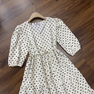 váy chấm bi baby doll