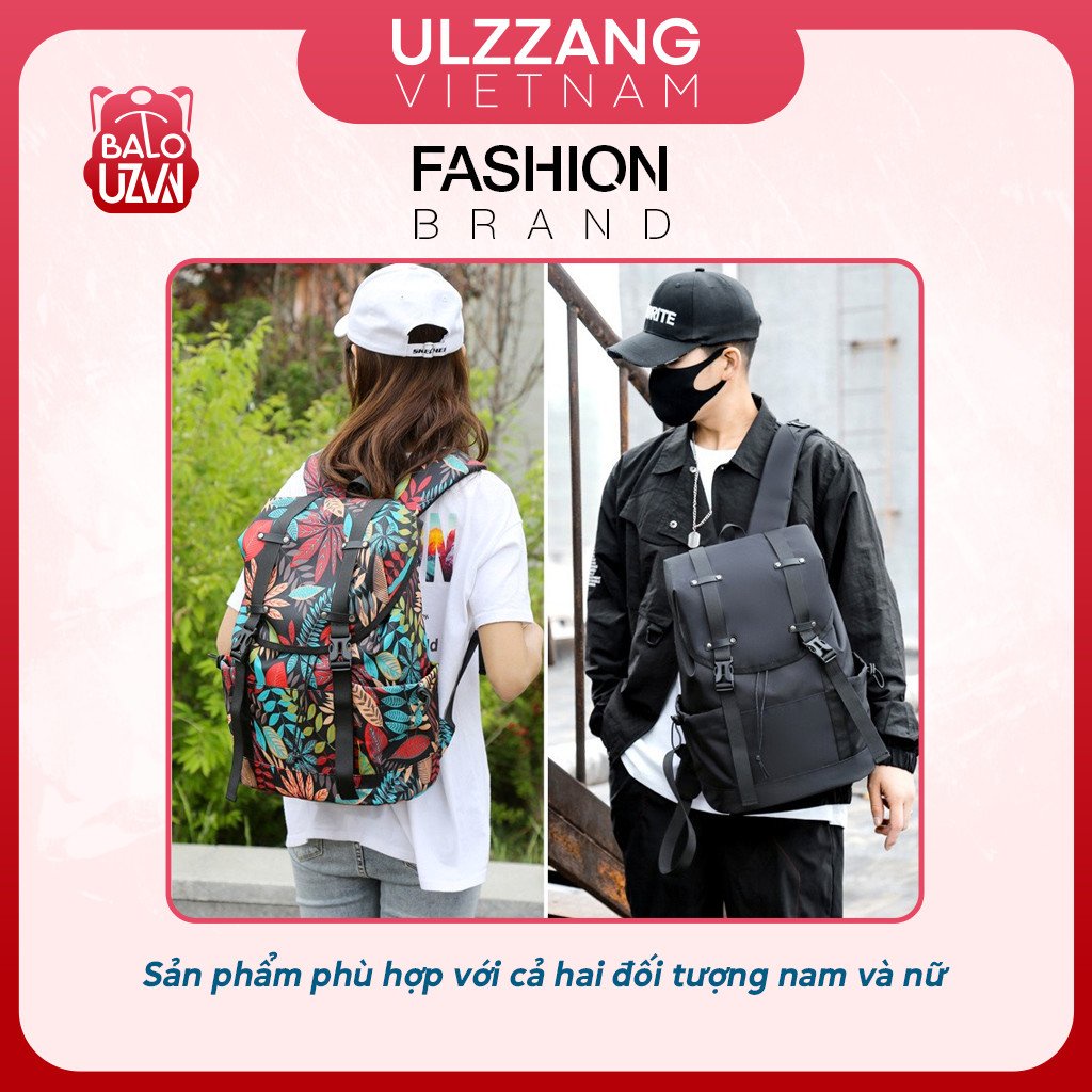 Balo nam nữ phong cách Ulzzang Unisex chất liệu chống nước cao cấp