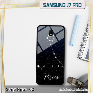 Ốp kính Samsung J7 Pro in cung hoàng đạo