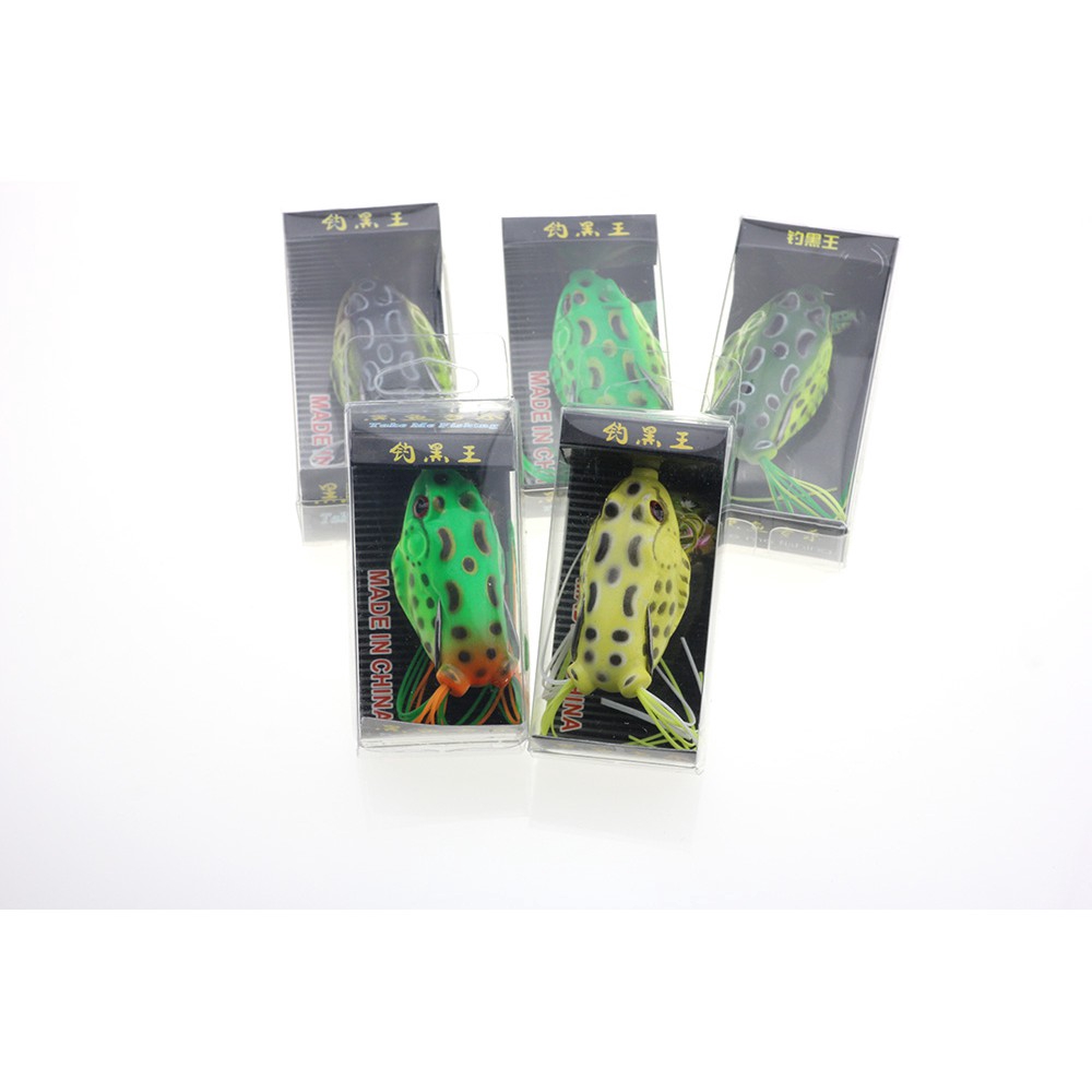 Mồi giả câu cá hình ếch bằng silicon mềm 12g 5.5mm