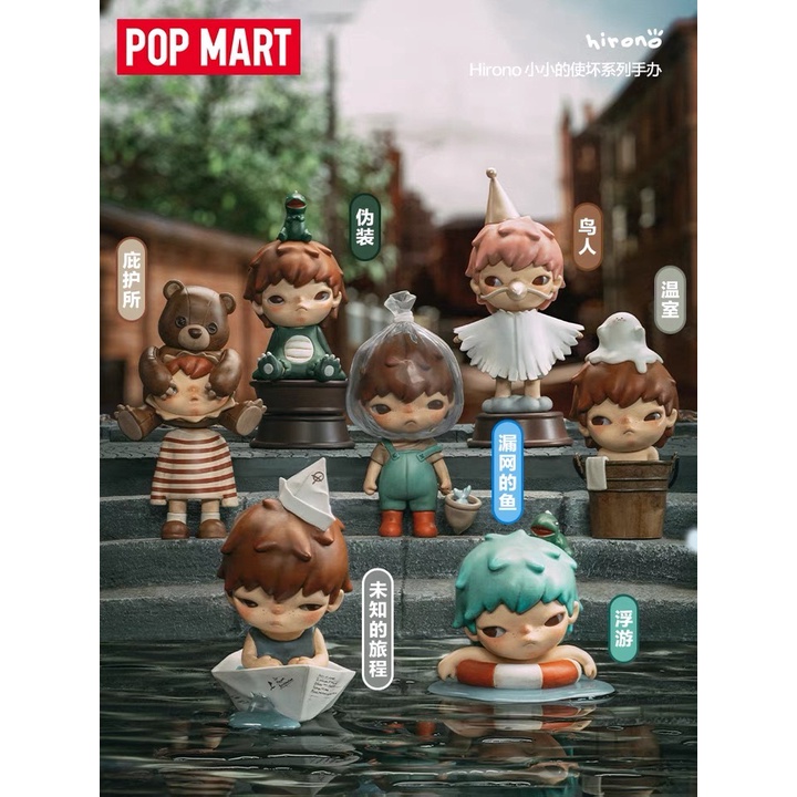 Búp Bê Hirono Little Mischief Series Popmart Dễ Thương