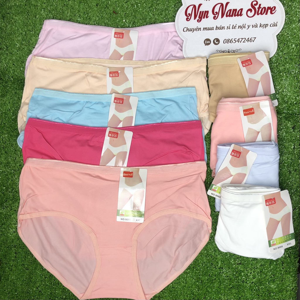 Quần lót nữ Cotton form siêu đại 60&gt;85kg (QNR4) [Rẻ vô địch [Chính hãng