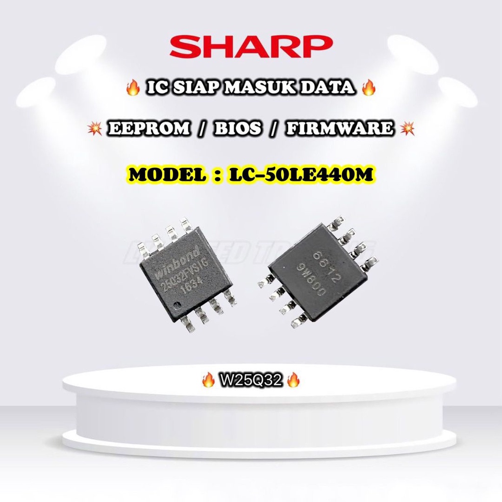 IC SHARP 2532 LC-50LE440M EEPROM BIOS FIRMWARE EPROM LC50LE440 LC50LE440M LC-50LE440 50LE440M 50LE44