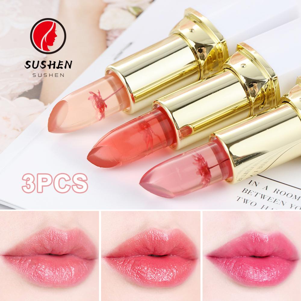 (Hàng Mới Về) Set 3 Son Thạch Dưỡng Môi Chống Nước Lâu Trôi Có Thể Thay Đổi Màu Sắc | BigBuy360 - bigbuy360.vn