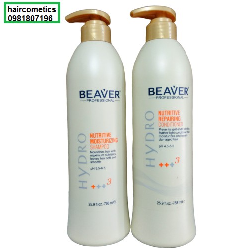 dầu gội xả siêu dưỡng Beaver 768ml