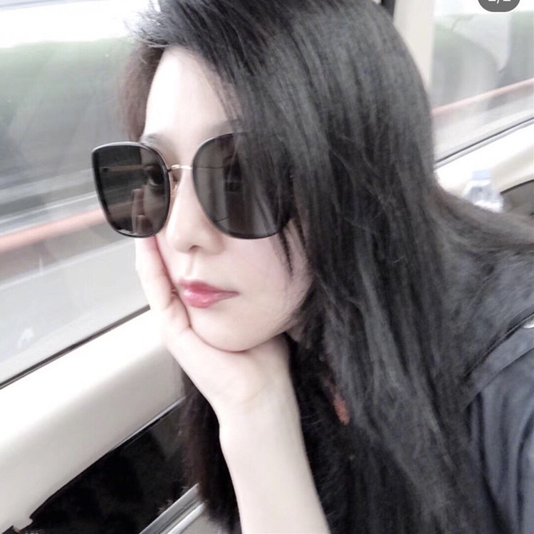 Kính Mát Phân Cực Chống Tia Cực Tím Gọng Lớn Thời Trang Hàn Quốc Cho Nữ