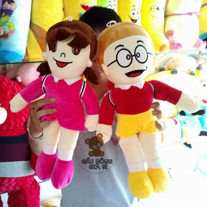 COMBO GẤU BÔNG XUKA NOBITA NHỒI BÔNG DỄ THƯƠNG