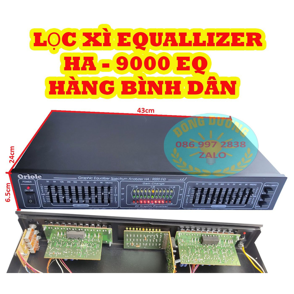 LỌC XÌ EQUALLIZER HQ - 9000 EQ  - LỌC XÌ ÂM THANH