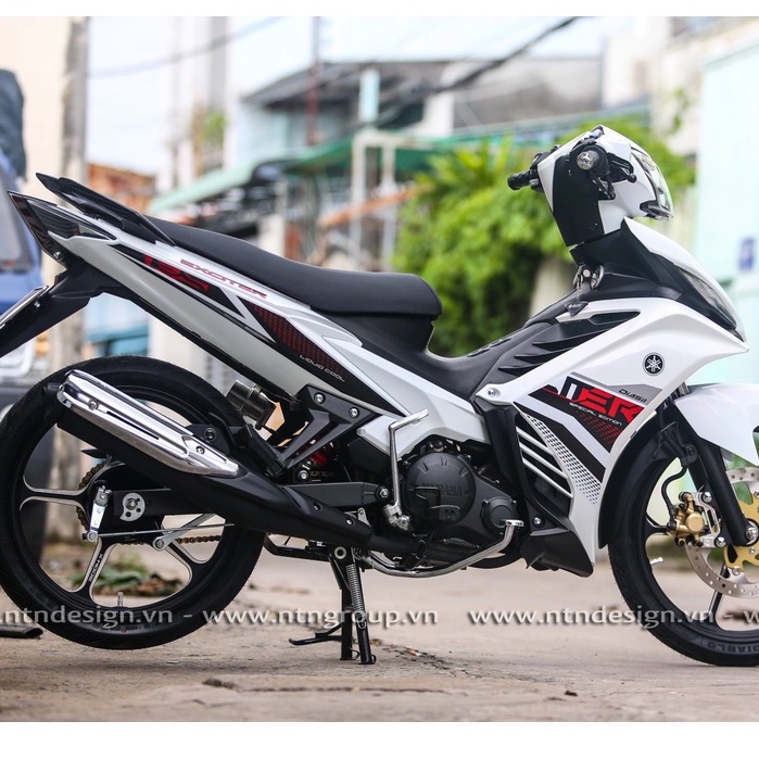 Tem Rời Exciter 135 Trắng Đỏ Phối Tem 150