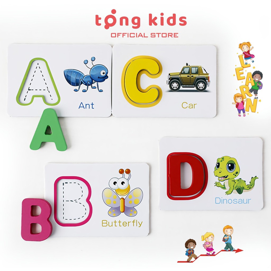 Thẻ Học Thông Minh Cho Bé,Thẻ Học Tiếng Anh - English Letter Learning Card