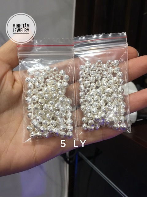 Combo 50 bi bạc ta 5 ly-Minh Tâm Jewelry