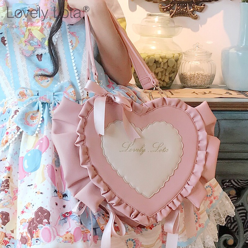 YAS0721-Túi xách lolita trái tim cao cấp Lovely Lota