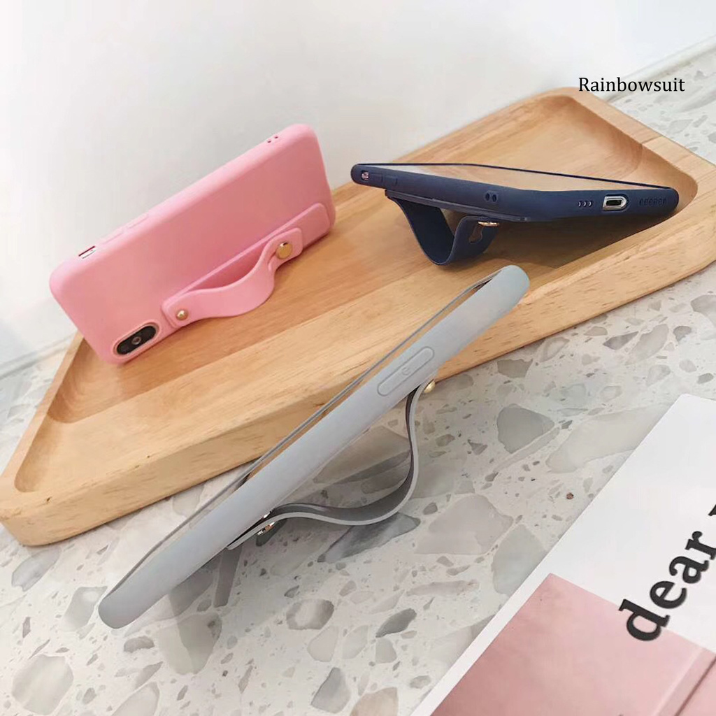 Giá đỡ điện thoại bằng silicon màu kẹo ngọt ngào tiện lợi