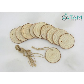 Lát gỗ mini trang trí (10 LÁT) TAN